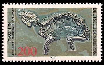 MesselFossil_Briefmarke_1 MesselFossil_Briefmarke_1